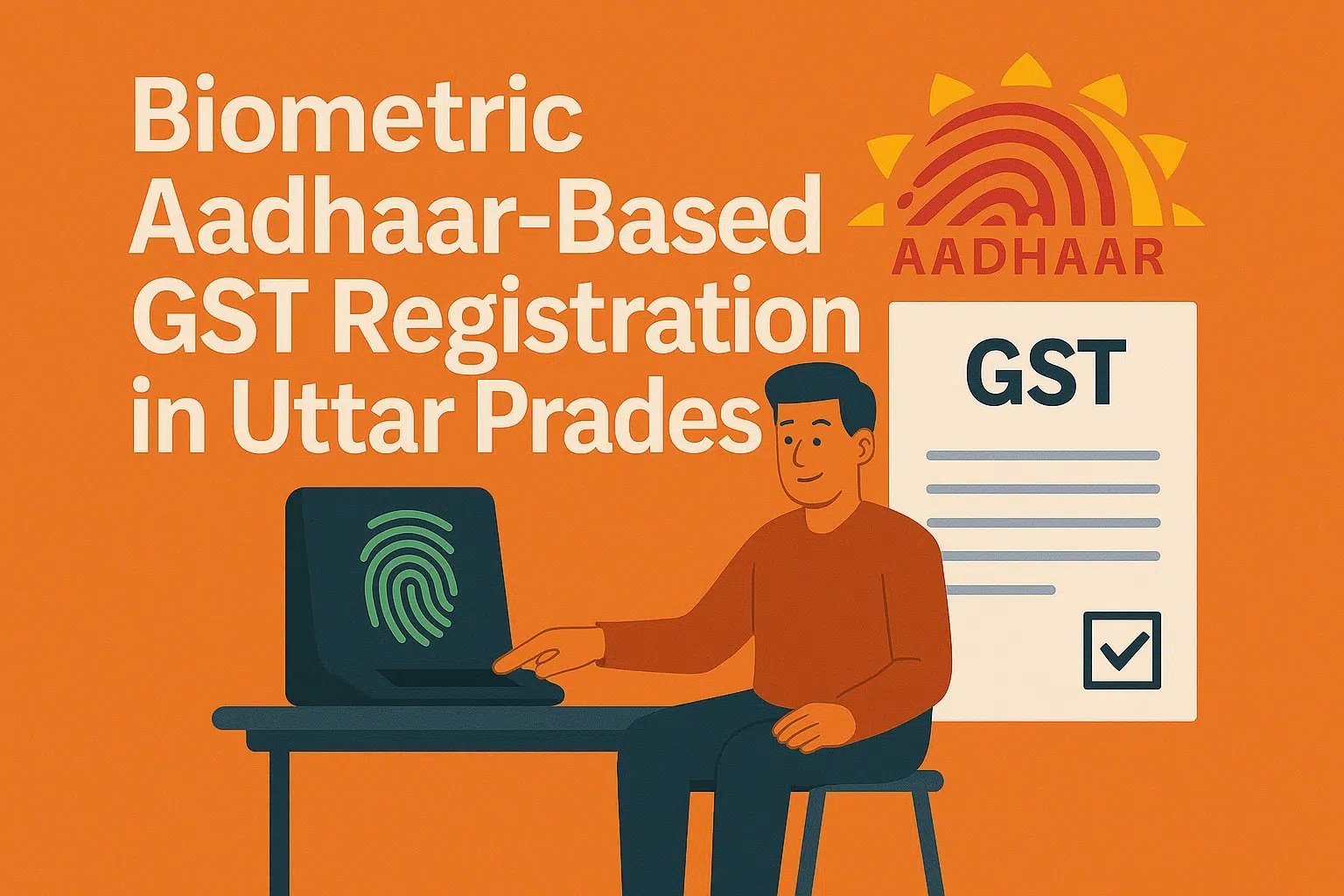 Biometric Aadhaar GST Registration Uttar Pradesh Advisory