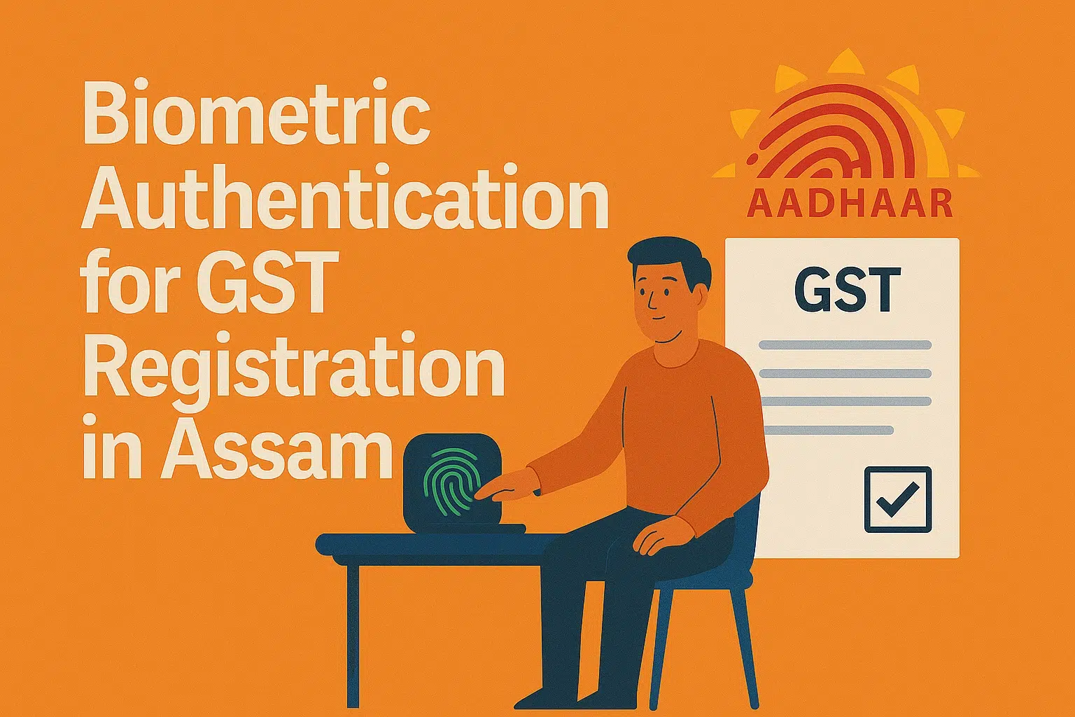 Biometric Authentication GST Registration in Assam