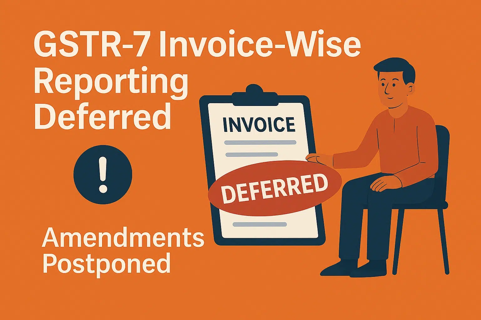 GSTR-7 INVOICE-WISE REPORTING DEFERRED