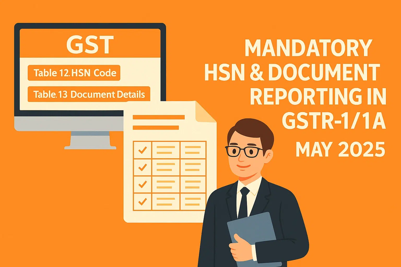 GSTR-1 Table 12 and Table 13 compliance
