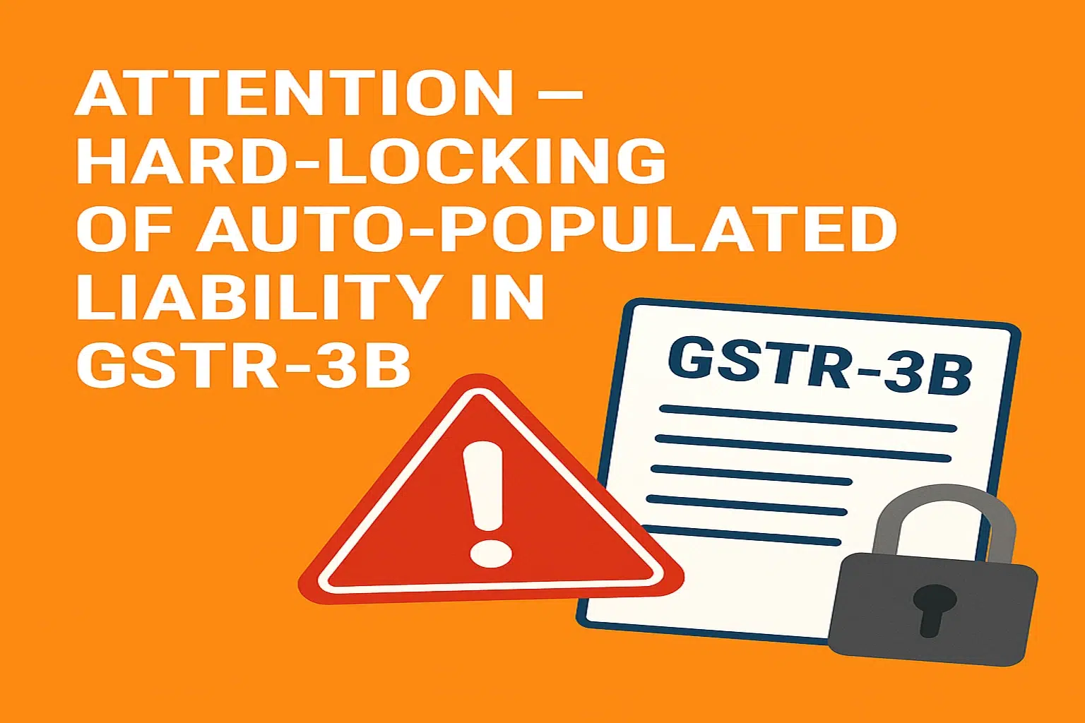 GSTR-3B Hard-Locking for Auto-Populated Liability